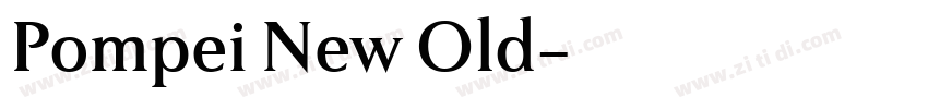 Pompei New Old字体转换